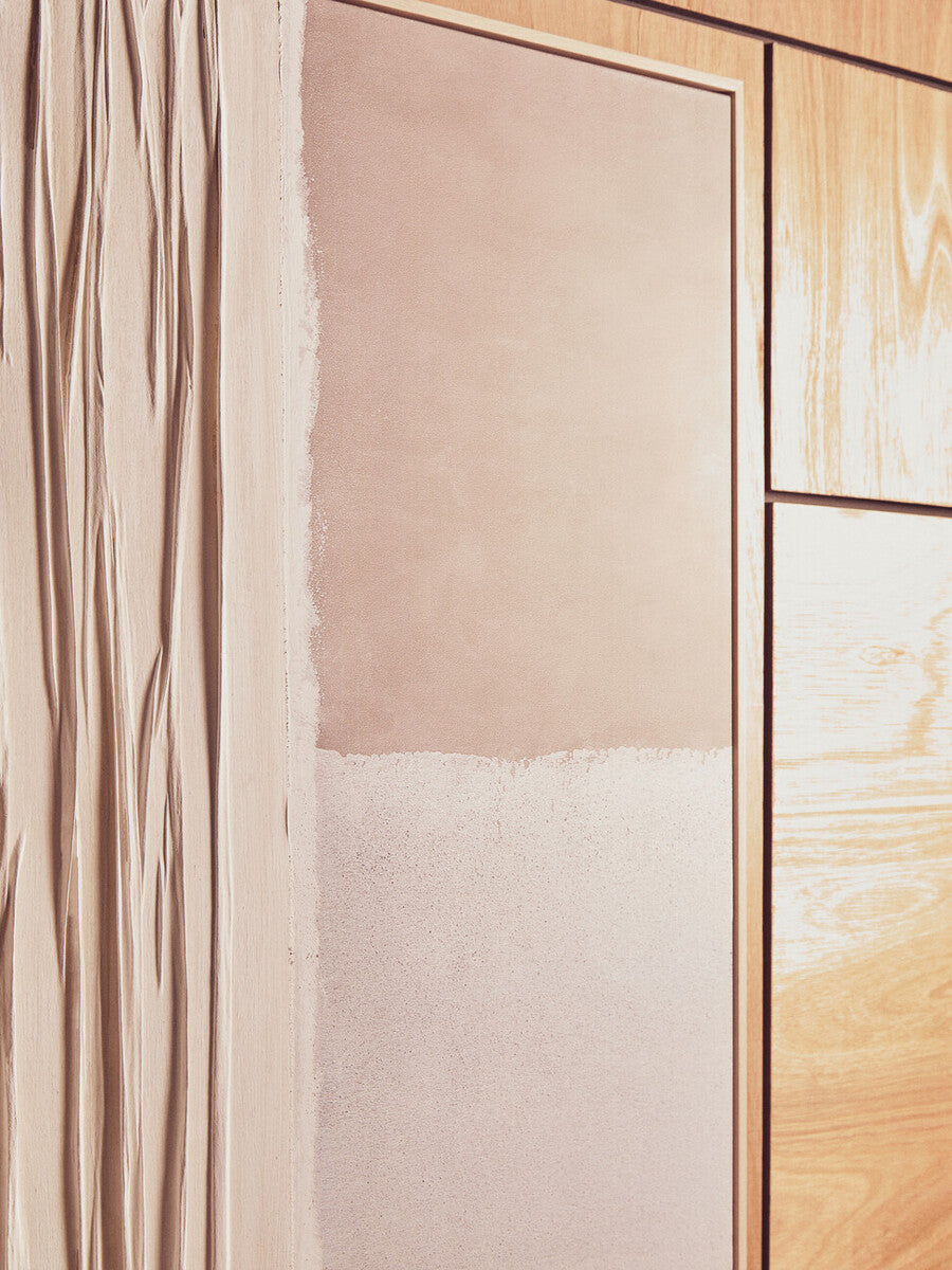 Neutral abstract wall art by Orsina featuring modern, textured design suitable for contemporary interior decor.