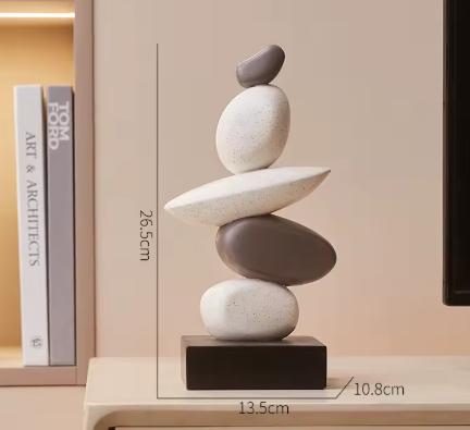 Modern Rock Resin Statue