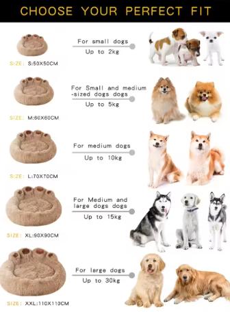 Fluffy Dog Bed – Comfort Pets Love to Curl Into