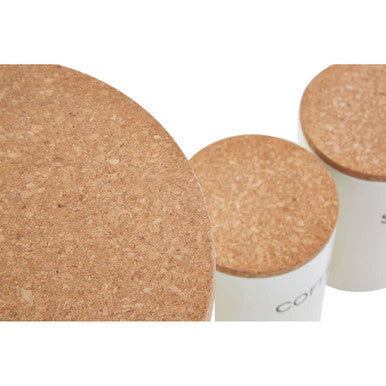 Easton 5 Piece Cream Kitchen Storage Set | Bread Bin, Biscuit Tin & Tea, Coffee & Sugar Canisters