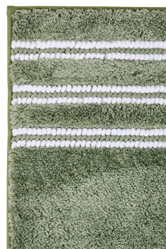 Sage green large bath mat from Orsina with soft, absorbent bathroom textile for comfortable, stylish bathroom decor