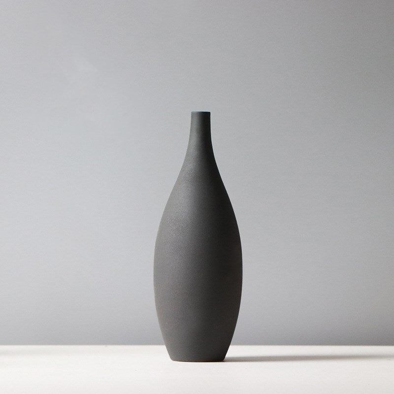 Small Morandi-style ceramic vase by Michan Direct, perfect for living room or bedroom desktop flower decoration.