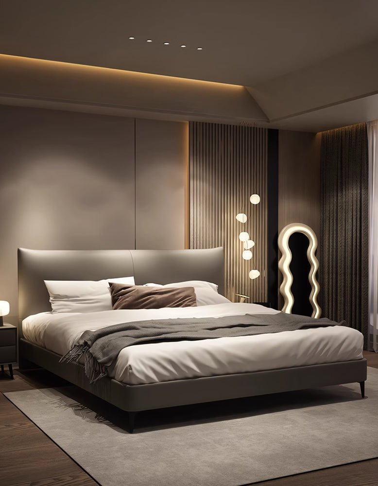 DC Concept Viktor floating king size bed with modern design and sleek floating base, perfect for contemporary bedroom decor.