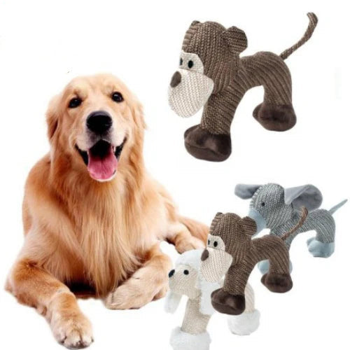 Squeaky Duck Dog Toy for Small & Large Dogs | Plush Interactive Puppy Toy