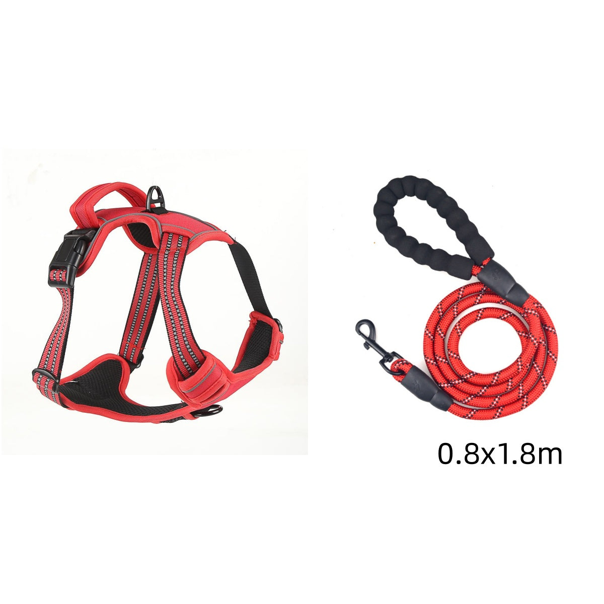 No-Pull Reflective Dog Harness | Breathable Adjustable Dog Vest