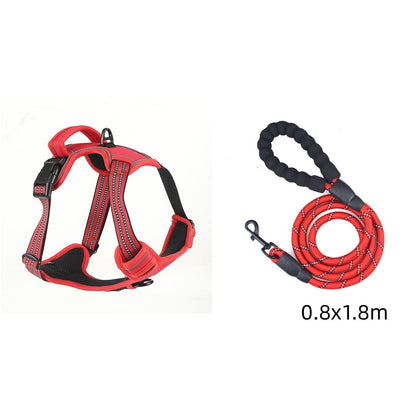 No-Pull Reflective Dog Harness | Breathable Adjustable Dog Vest