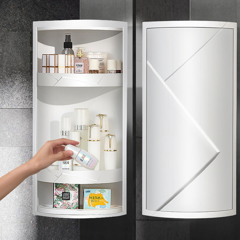 Rotating Bathroom Organiser | Wall-Mounted Corner Storage Rack