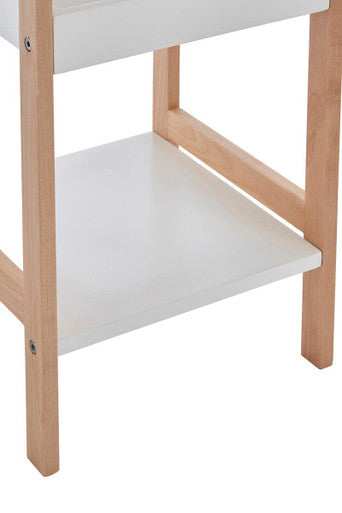 ARLA 3 Tier Bathroom Shelf Unit | Freestanding Bathroom Storage Shelf with Birchwood Frame