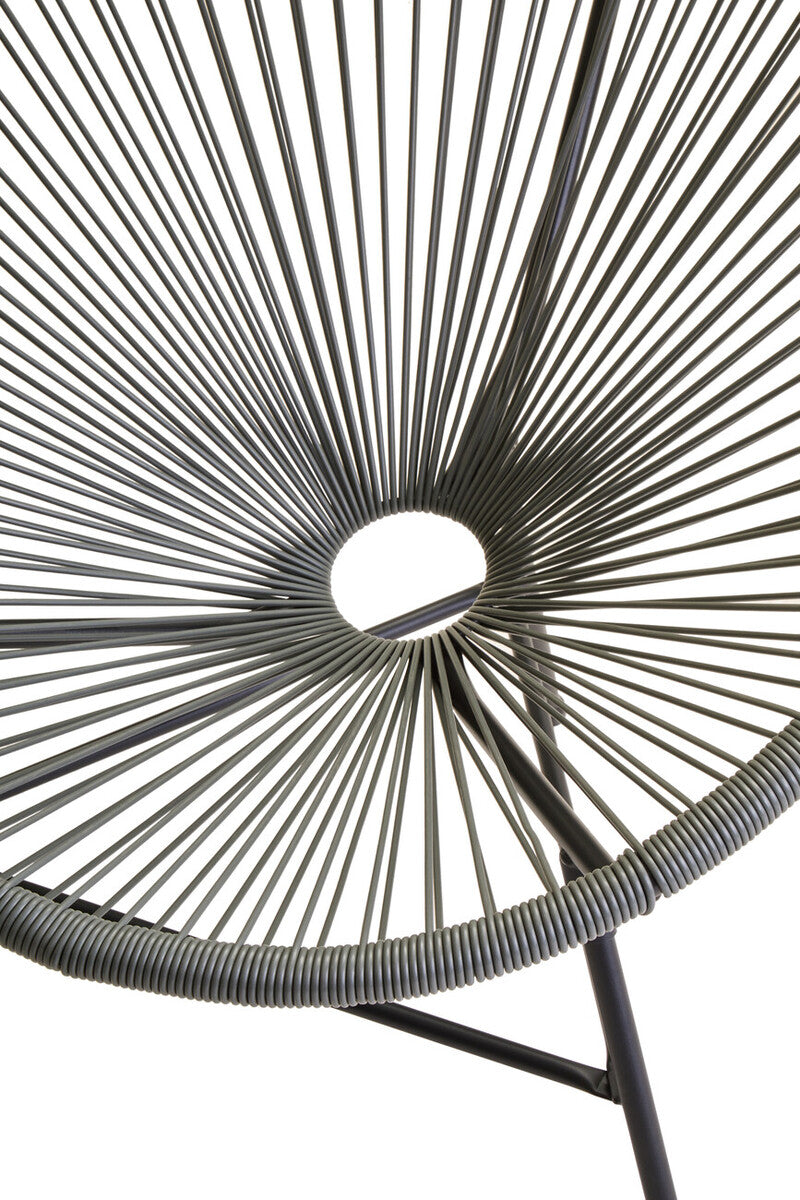 Orsina Miami Grey 3-piece rattan patio set with cushioned seats, perfect for conservatory or outdoor seating areas.