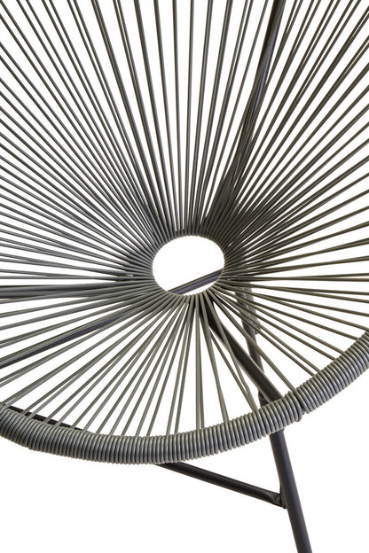 Orsina Miami Grey 3-piece rattan patio set with cushioned seats, perfect for conservatory or outdoor seating areas.
