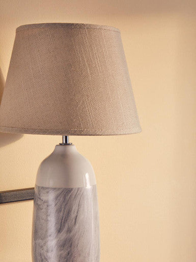 White Ceramic Table Lamp | Welma