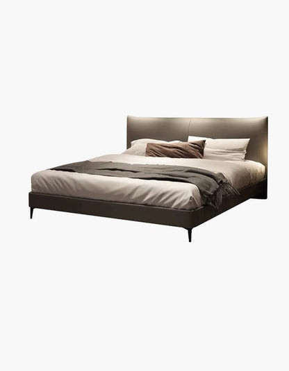 Viktor floating king size bed by DC Concept with sleek modern design and plush bedding in a stylish bedroom setting
