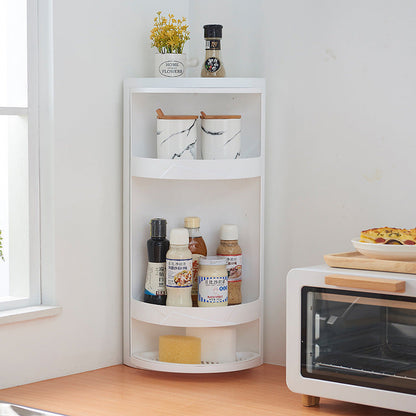 Rotating Bathroom Organiser | Wall-Mounted Corner Storage Rack