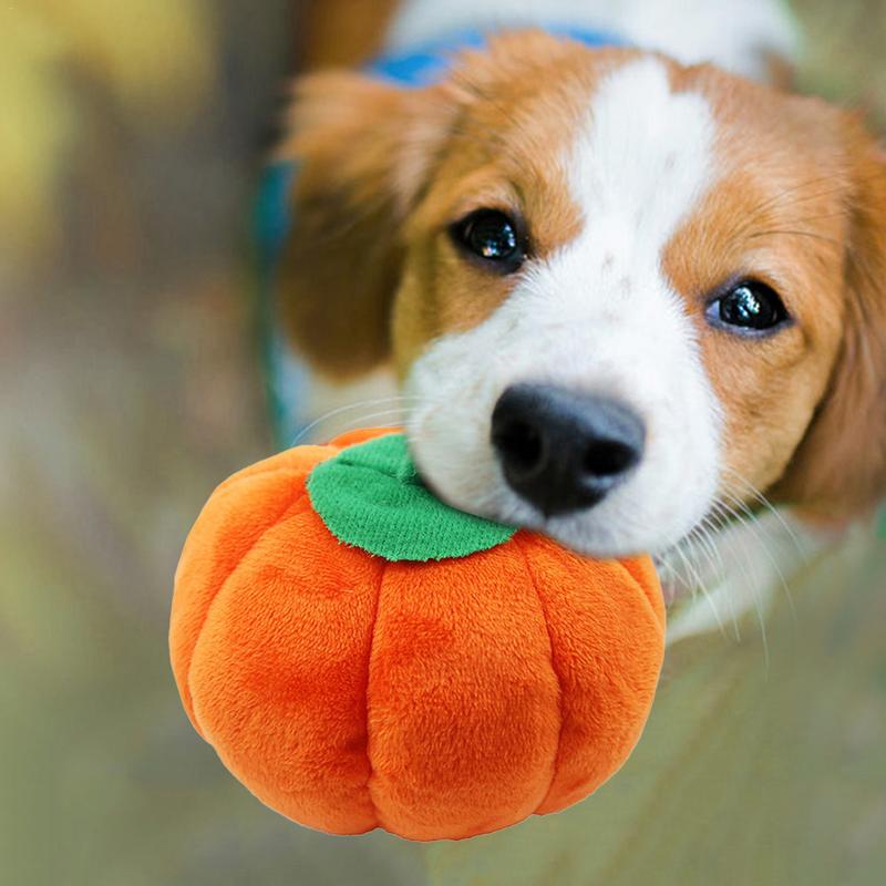 Gooddog Plush Squeaky Dog Toy | Cute Fruit-Shaped Interactive Toy for Dogs & Puppies