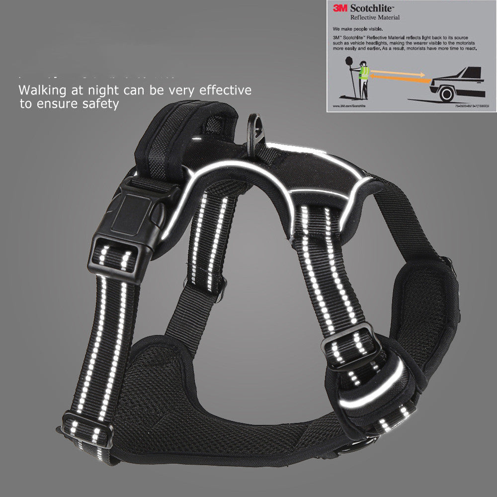 No-Pull Reflective Dog Harness | Breathable Adjustable Dog Vest