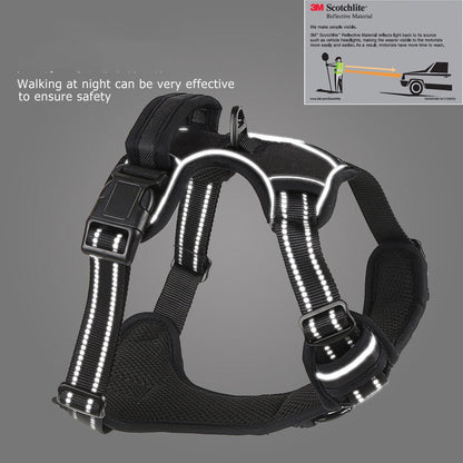 No-Pull Reflective Dog Harness | Breathable Adjustable Dog Vest