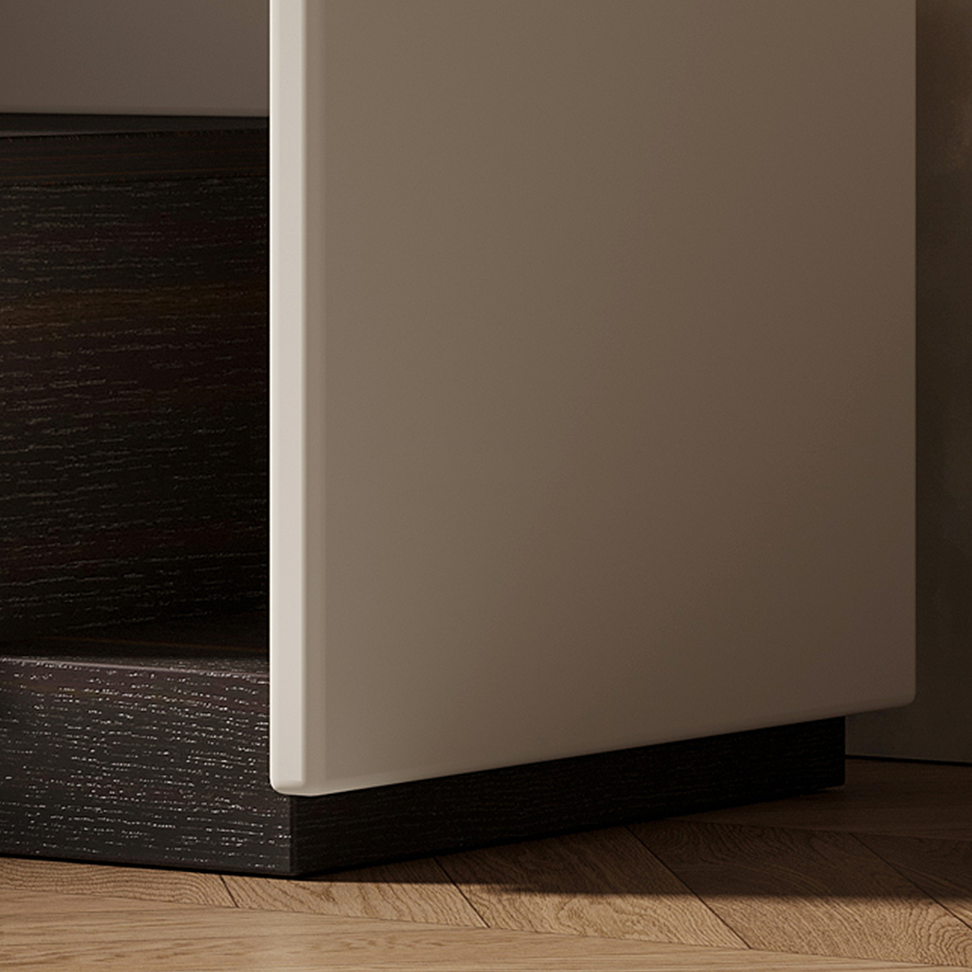 DC Concept Zoe antique bedside table with vintage-inspired design, featuring a wooden finish and elegant drawer details.