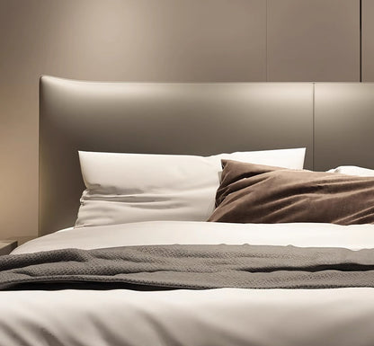 DC Concept Viktor floating king size bed with modern design, showcasing its sleek, suspended frame and luxurious bedding setup.
