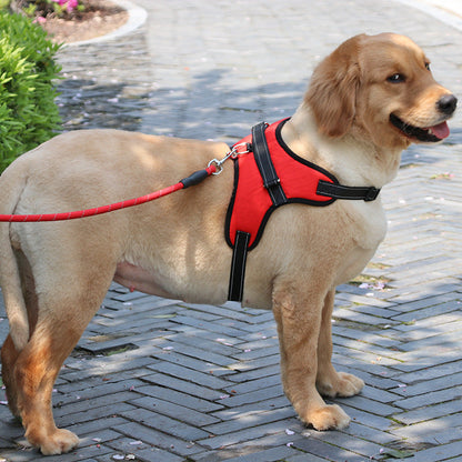 New Nylon Medium Large Dog Harness Collar | Padded Reflective K9 Dog Vest