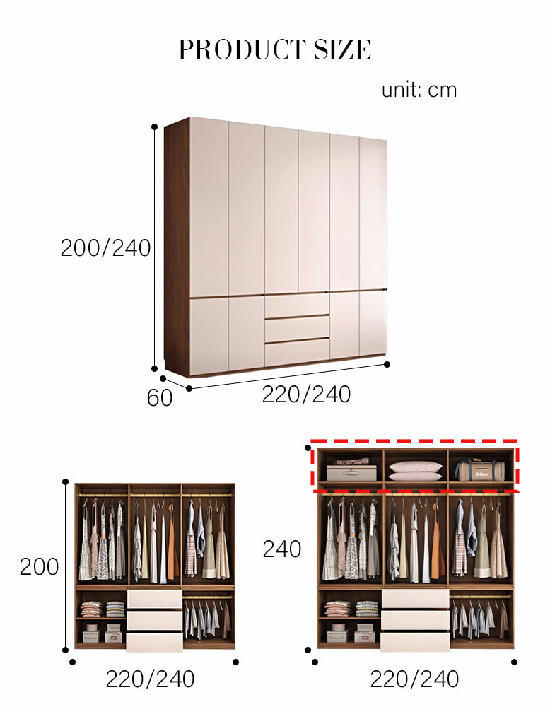 DC Concept Tiwari Small Wardrobe with Dressing Table, 2-door double wardrobe in a compact design for bedroom storage.
