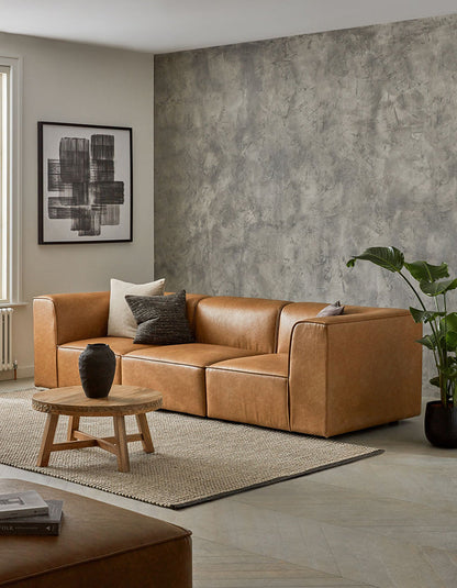 DC Concept Van Dyke Modular Sofa three-seater corner sofa with plush cushions and modern design in a living room setting.