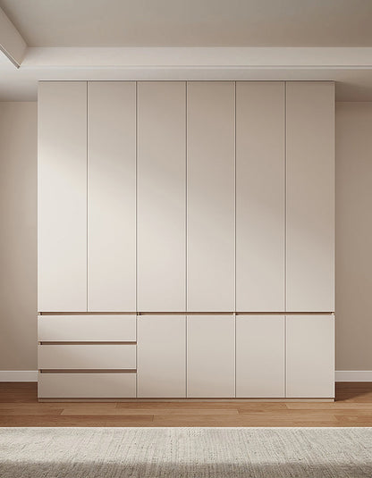 DC Concept Tiwari Small Wardrobe with Dressing Table, compact double wardrobe in a modern bedroom setup
