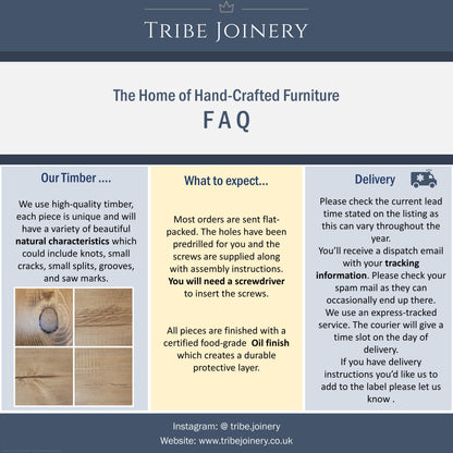 Solid wood bathroom vanity with shelf by Tribe Joinery, featuring a sleek design and natural wood finish.