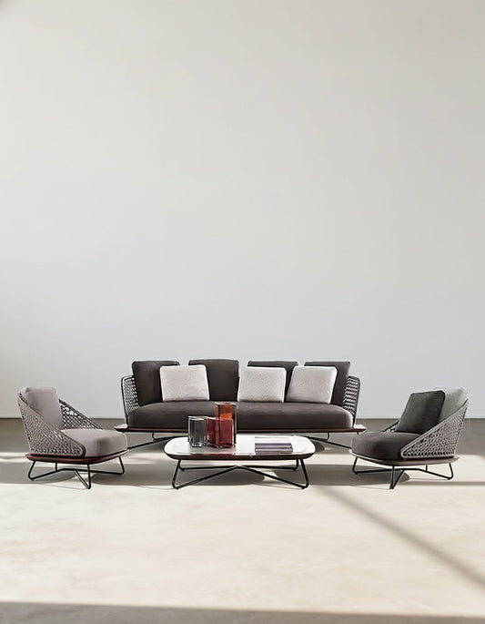 Zarina Outdoor Sofa Set, GardenArmchair