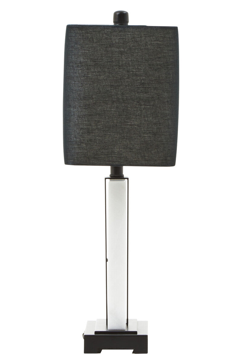 Elvie Black & White Marble Table Lamp