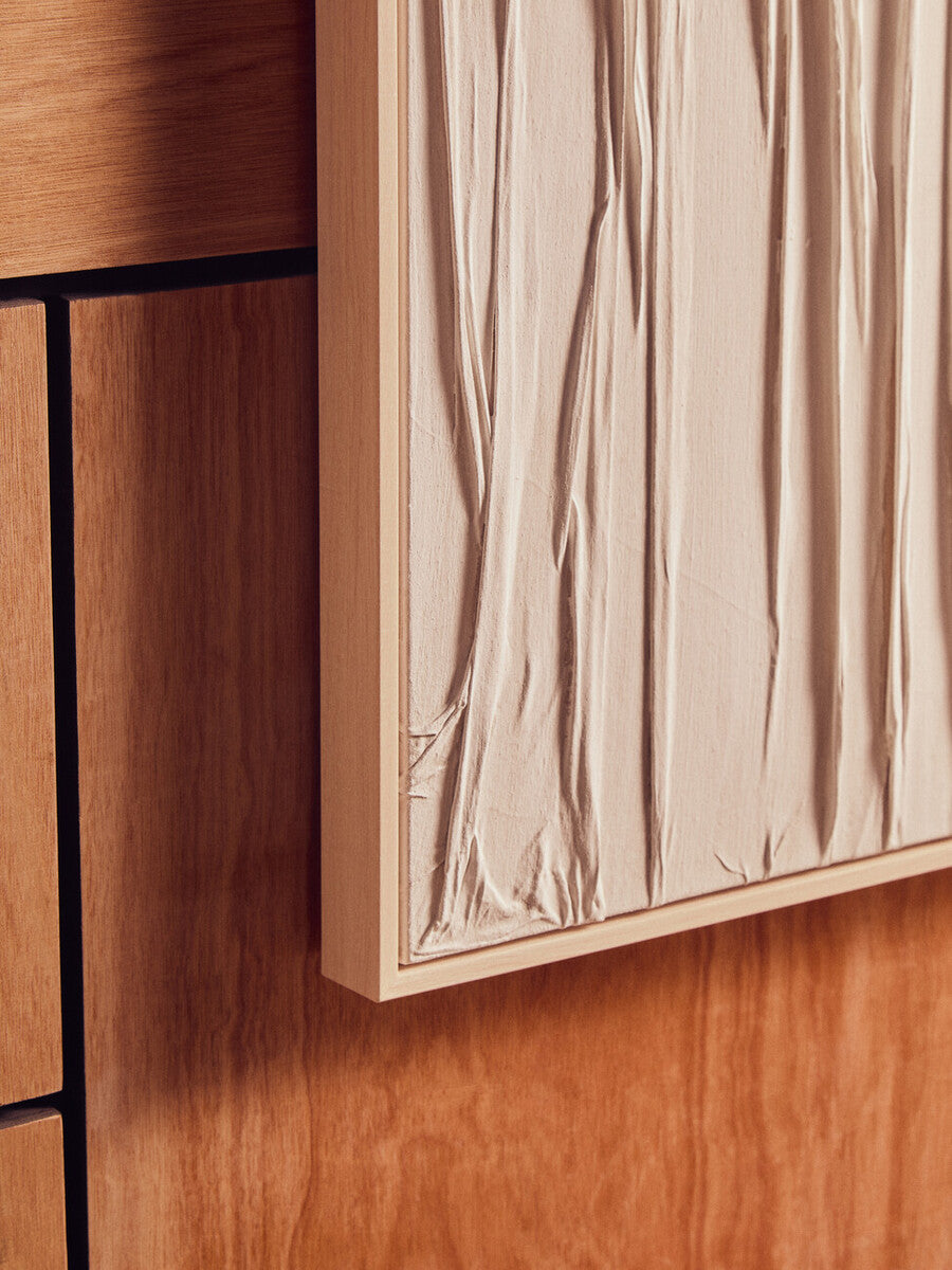 Neutral abstract wall art by Orsina featuring a modern, artistic design with soft tones perfect for contemporary interior decor.