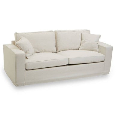 Orsina Valensole 3-seater cream fabric sofa with plush cushions and modern design, perfect for living room seating.