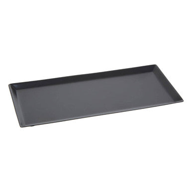 Allegra Black Stainless Steel Bathroom Tray | Rectangular Vanity Organiser