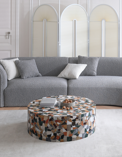 Zahra Modern Coffee Table, Marble