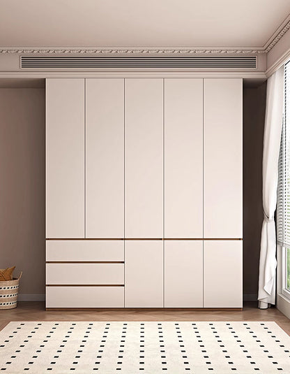 DC Concept Tiwari Small Wardrobe with double wardrobe and dressing table, showcasing compact bedroom storage in a modern design.