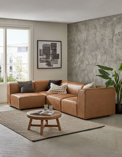 DC Concept Van Dyke Modular Sofa three-seater corner sofa with plush cushions and modern design in a stylish living room setting.