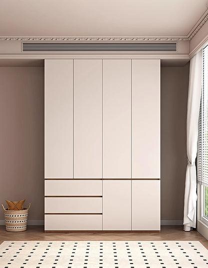 Tiwari Small Wardrobe by DC Concept with two doors and a matching dressing table in a modern bedroom setting.