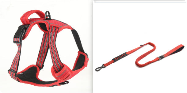 No-Pull Reflective Dog Harness | Breathable Adjustable Dog Vest