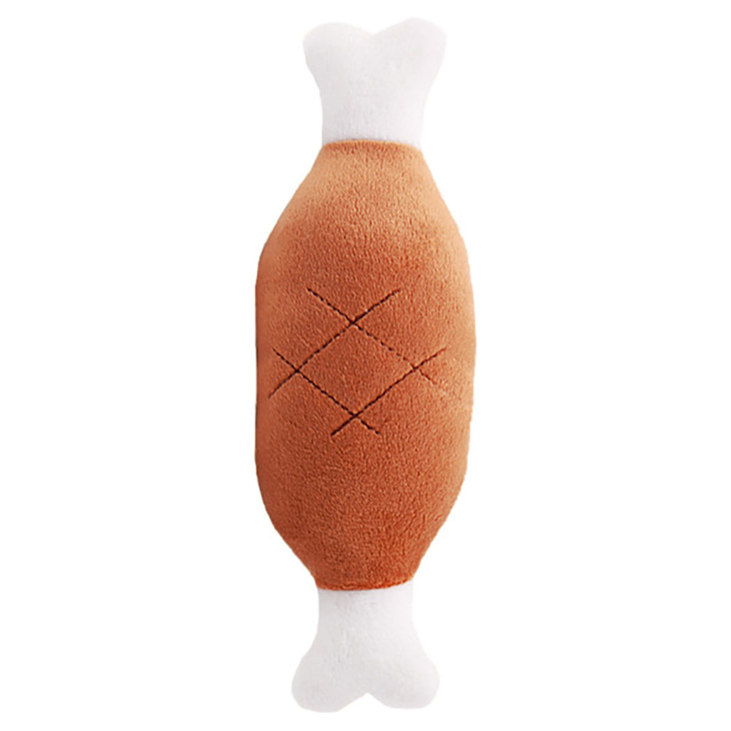 Gooddog Plush Squeaky Dog Toy | Cute Fruit-Shaped Interactive Toy for Dogs & Puppies