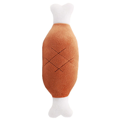 Gooddog Plush Squeaky Dog Toy | Cute Fruit-Shaped Interactive Toy for Dogs & Puppies