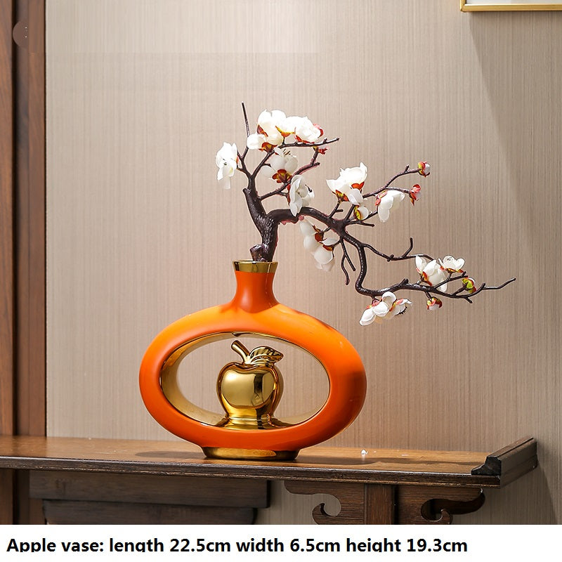 Decorative creative vase for living room by Michan Direct, featuring colorful floral arrangements and modern design.