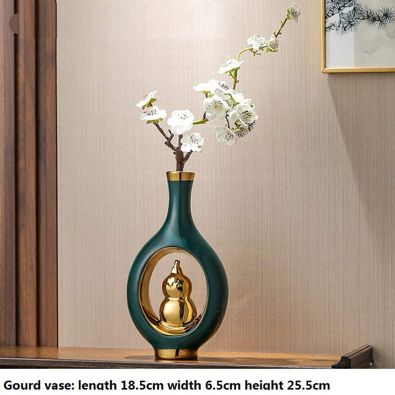 Decorative creative vase from Michan Direct with colorful accents, perfect for living room decor and enhancing interior style.