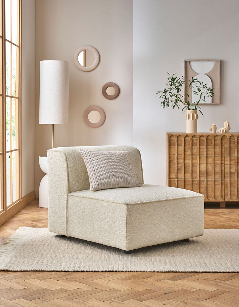 Van Dyke Modular Sofa three-seater corner sofa by DC Concept, showcasing plush cushions and modern design in a contemporary living room.