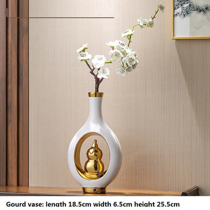 Creative vase decorations for living room by Michan Direct, featuring colorful glass vases with floral accents and modern design elements.