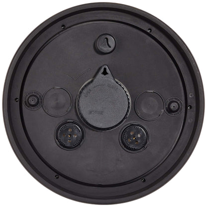 Esschert Design TF008 Gartenuhr, Plastik, Wanduhr, 38.3 x 6.1 x 38.3 cm, White