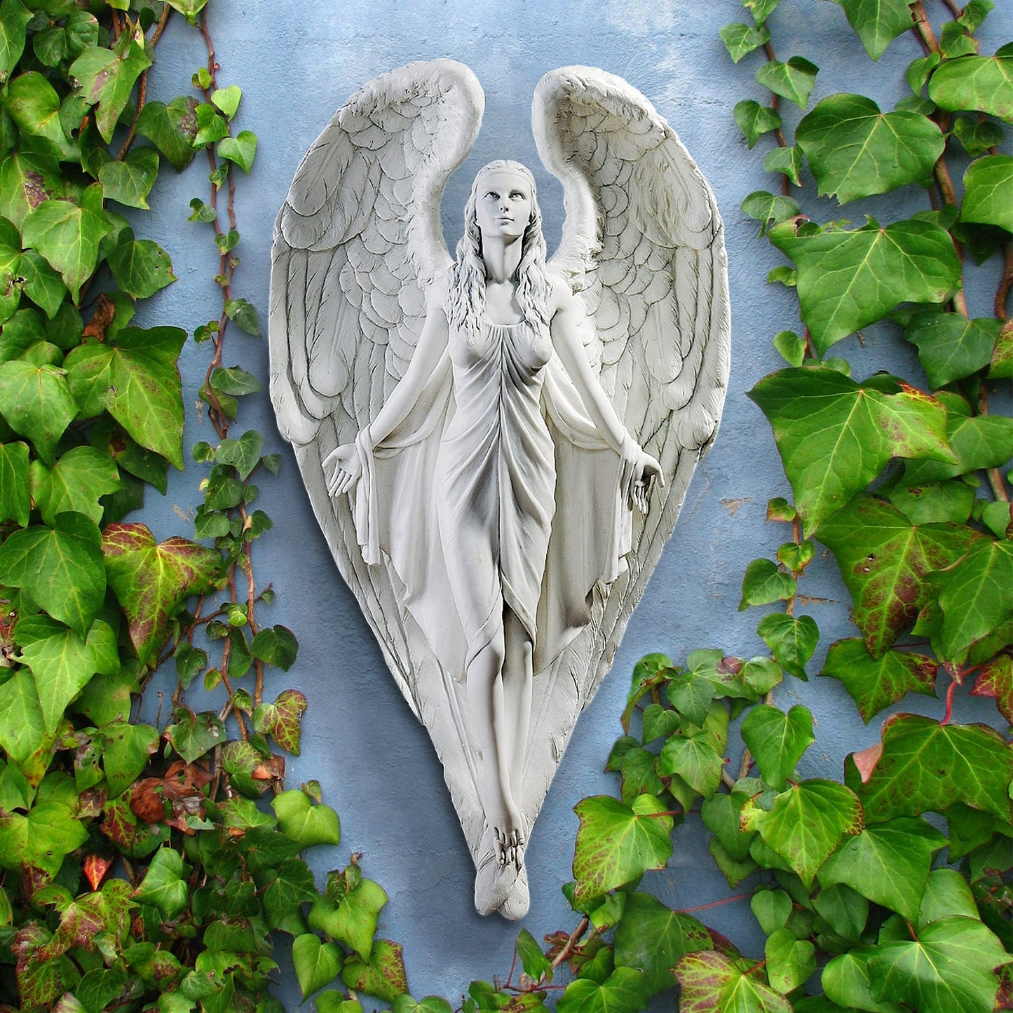 Design Toscano DB43016 Spiritual Path Angel Wall Sculpture - Grey