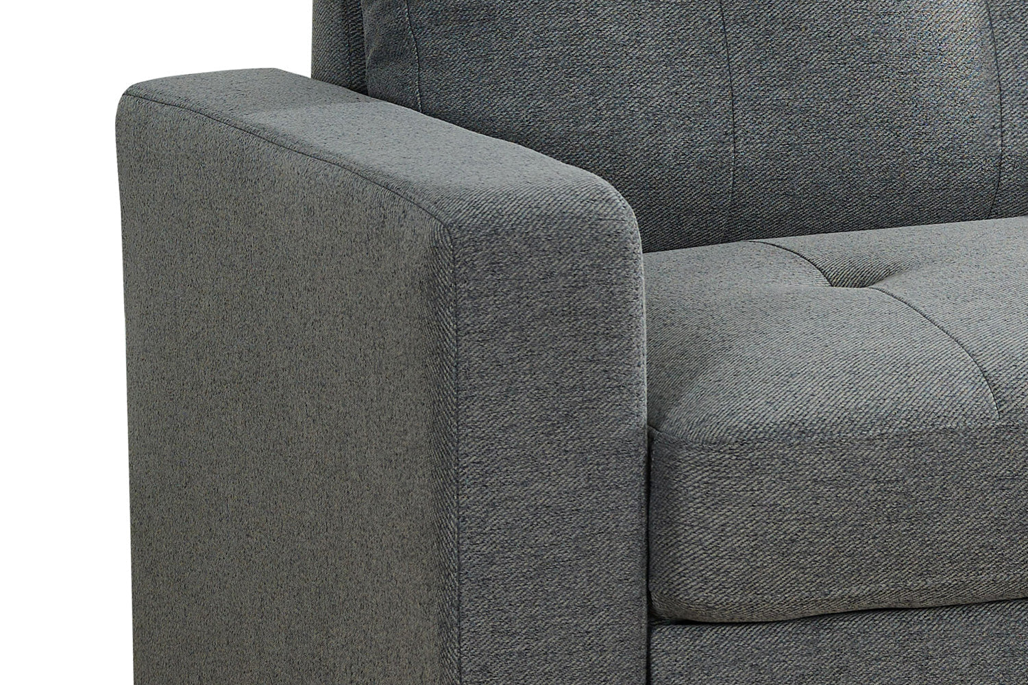 Alder Grey Universal Corner Sofabed from Furniture Discount, showing its stylish, space-saving design with comfortable grey upholstery.