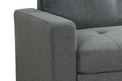 Alder Grey Universal Corner Sofabed from Furniture Discount, showing its stylish, space-saving design with comfortable grey upholstery.