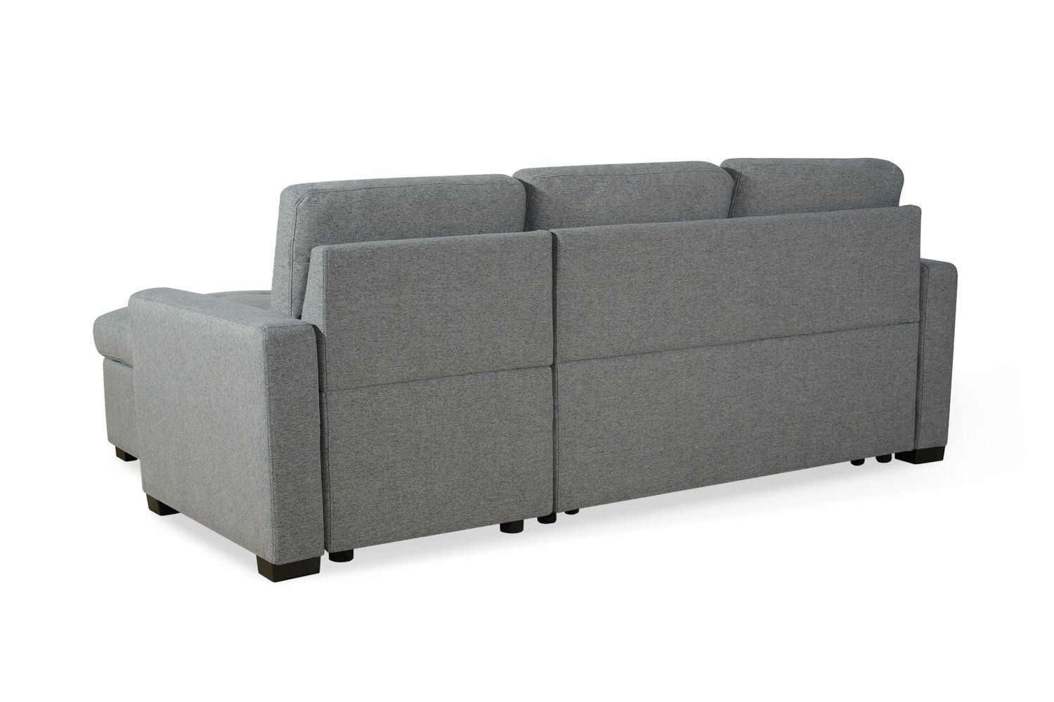 Alder Grey Universal Corner Sofabed by Furniture Discount, showing a stylish, comfortable grey corner sofa bed with versatile space-saving design.
