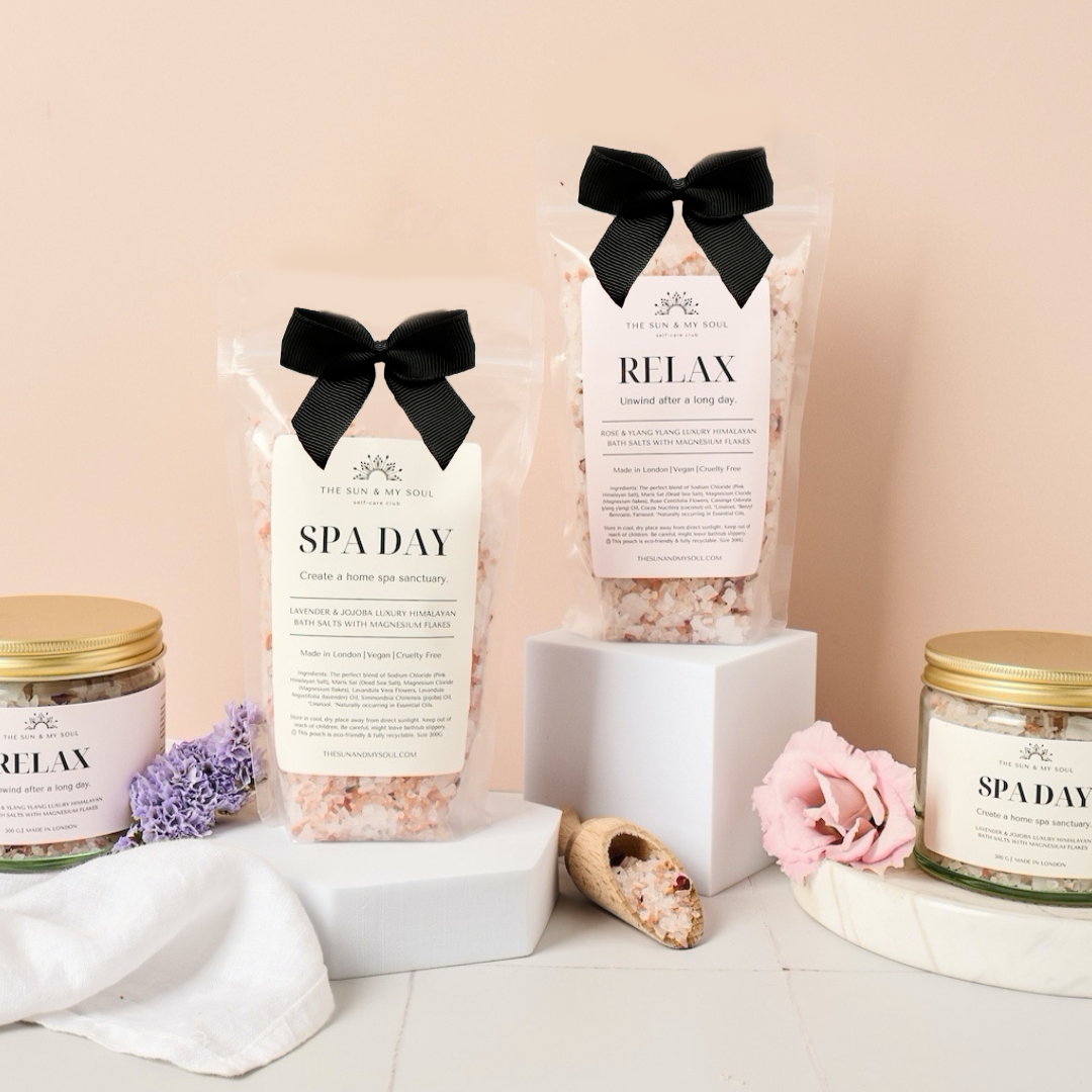 Lavender Bath Salts | Himalayan Spa Soak with Jojoba Oil