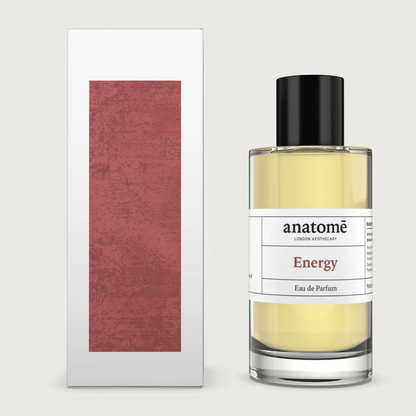 Anatomē Energy Functional perfume bottle with sleek design, showcasing the elegant packaging of the fragrance.